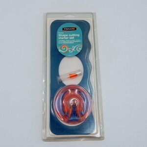 FISKARS Shape Cutting Starter Set #12-2592 Scrapbooking Paper Card Stock Cutter